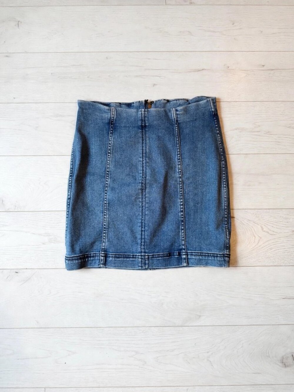 Free People Modern Femme Denim Mini Skirt Size 8